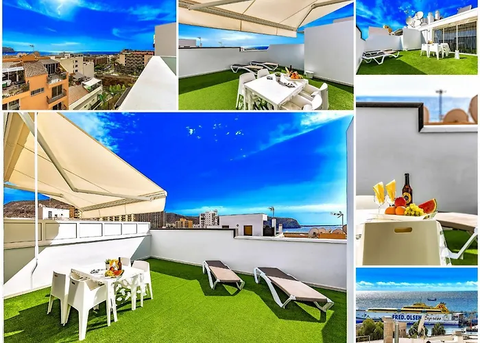 Apartment Luxury Penthouse Sea View Apartments, Cristianos, Tenerife Los Cristianos (Tenerife)