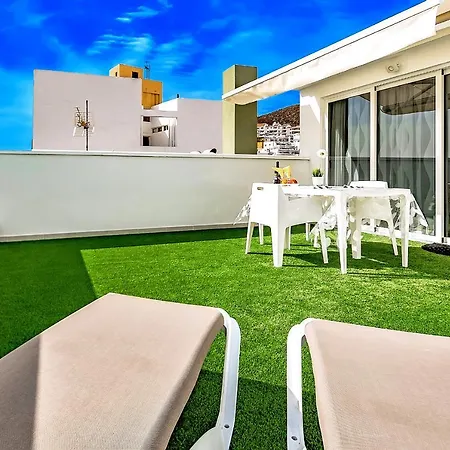 Lägenhet Luxury Sea View Penthouse, Hortensia Apartments, Cristianos, Tenerife *