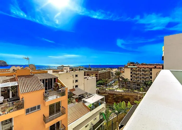 公寓 Luxury Penthouse Sea View Apartments, Cristianos, Tenerife